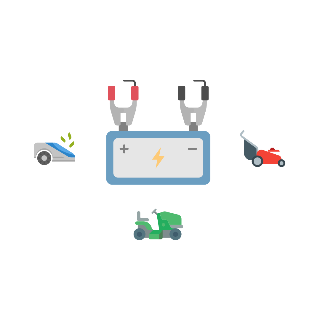 branchement_câble_batterie_tondeuse